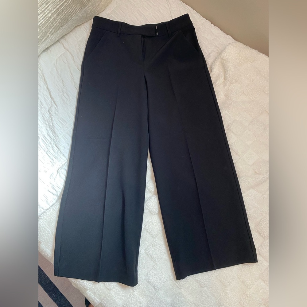 Editor Black Relaxed Ankle Trousers